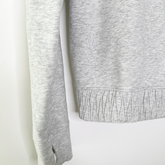 Lululemon Sweater Stress Less Pullover Heathered Core Ultra - Picture 4 of 9